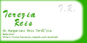 terezia reis business card